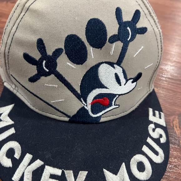 Disney Beige and Navy Mickey Mouse Cap - Picture 2 of 6